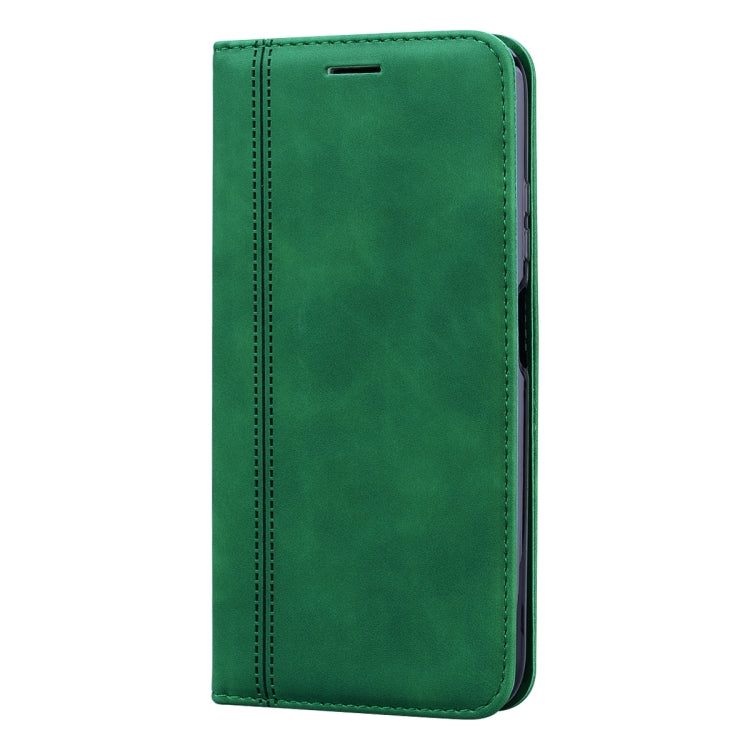 For Huawei P40 Lite Frosted Business Magnetic Horizontal Flip PU Leather Case with Holder & Card Slot & Lanyard