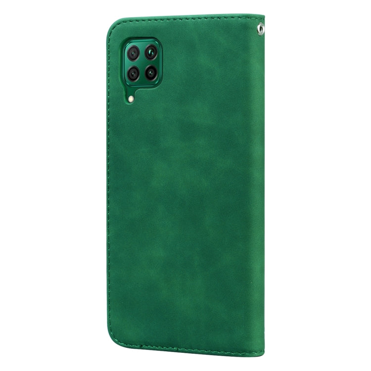 For Huawei P40 Lite Frosted Business Magnetic Horizontal Flip PU Leather Case with Holder & Card Slot & Lanyard