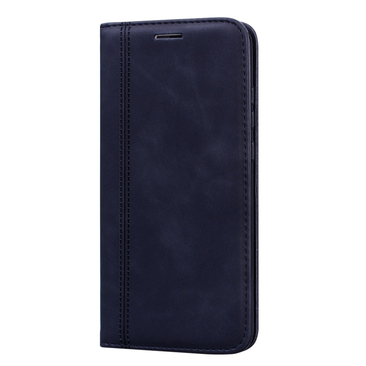 For Huawei P Smart 2019 Frosted Business Magnetic Horizontal Flip PU Leather Case with Holder & Card Slot & Lanyard
