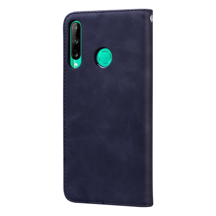 For Huawei P40 Lite E / Y7P Frosted Business Magnetic Horizontal Flip PU Leather Case with Holder & Card Slot & Lanyard