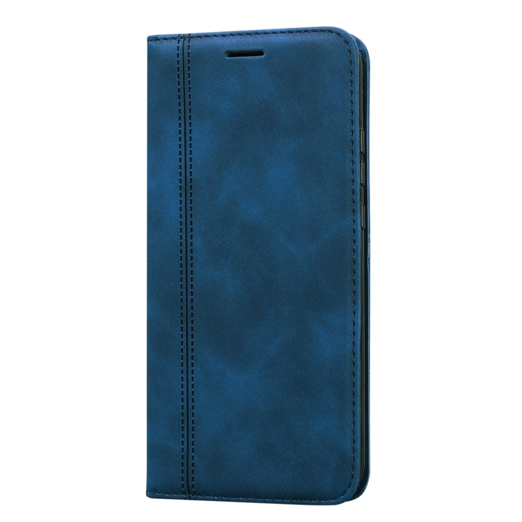 For Huawei P40 Lite E / Y7P Frosted Business Magnetic Horizontal Flip PU Leather Case with Holder & Card Slot & Lanyard