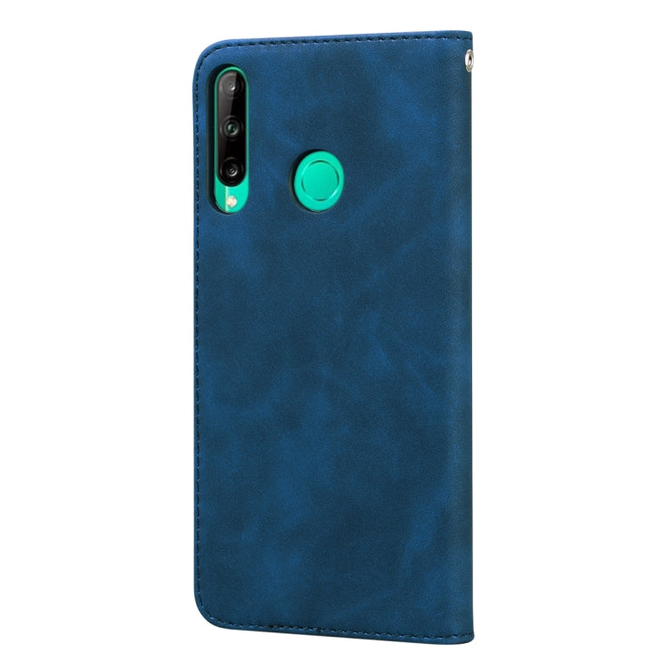 For Huawei P40 Lite E / Y7P Frosted Business Magnetic Horizontal Flip PU Leather Case with Holder & Card Slot & Lanyard