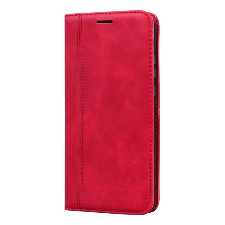 For Huawei P40 Lite E / Y7P Frosted Business Magnetic Horizontal Flip PU Leather Case with Holder & Card Slot & Lanyard