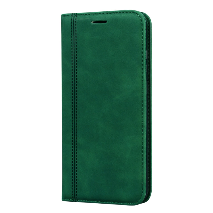 For Huawei Honor 8A / Y6 (2019) Frosted Business Magnetic Horizontal Flip PU Leather Case with Holder & Card Slot & Lanyard