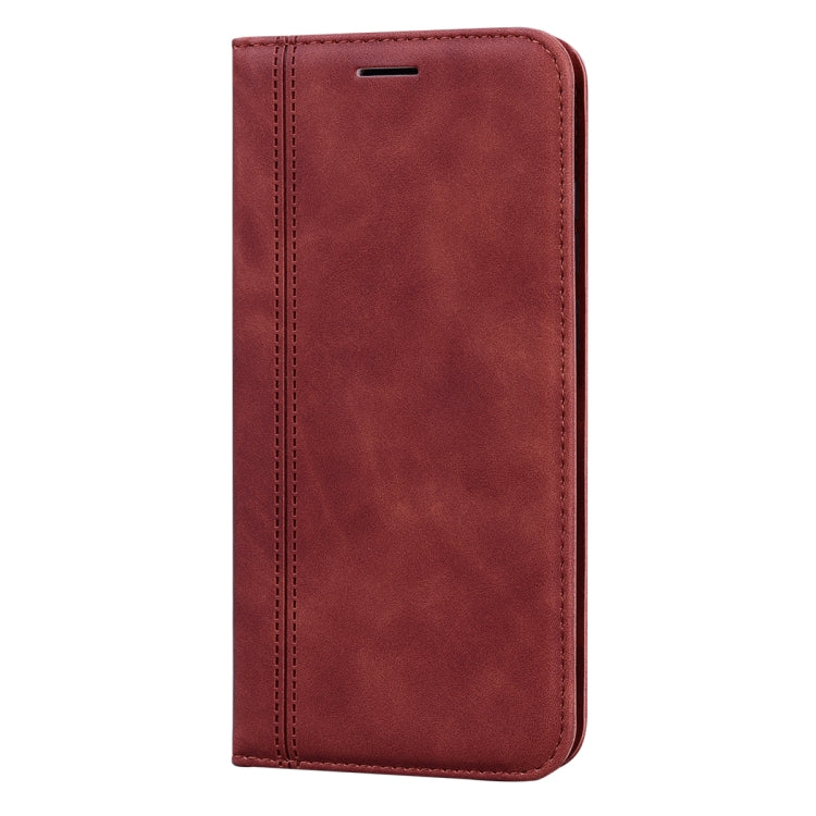 For Huawei Honor 8A / Y6 (2019) Frosted Business Magnetic Horizontal Flip PU Leather Case with Holder & Card Slot & Lanyard