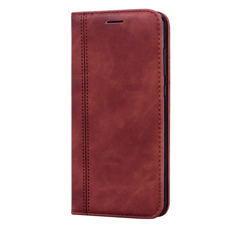 For Huawei Honor 9 Lite Frosted Business Magnetic Horizontal Flip PU Leather Case with Holder & Card Slot & Lanyard