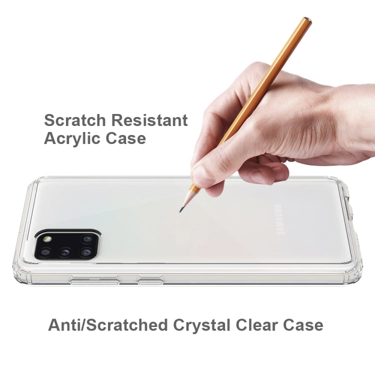 For Samsung Galaxy A31 Shockproof Scratchproof TPU + Acrylic Protective Case