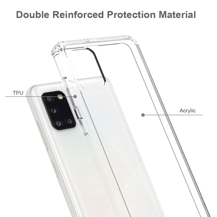 For Samsung Galaxy A31 Shockproof Scratchproof TPU + Acrylic Protective Case