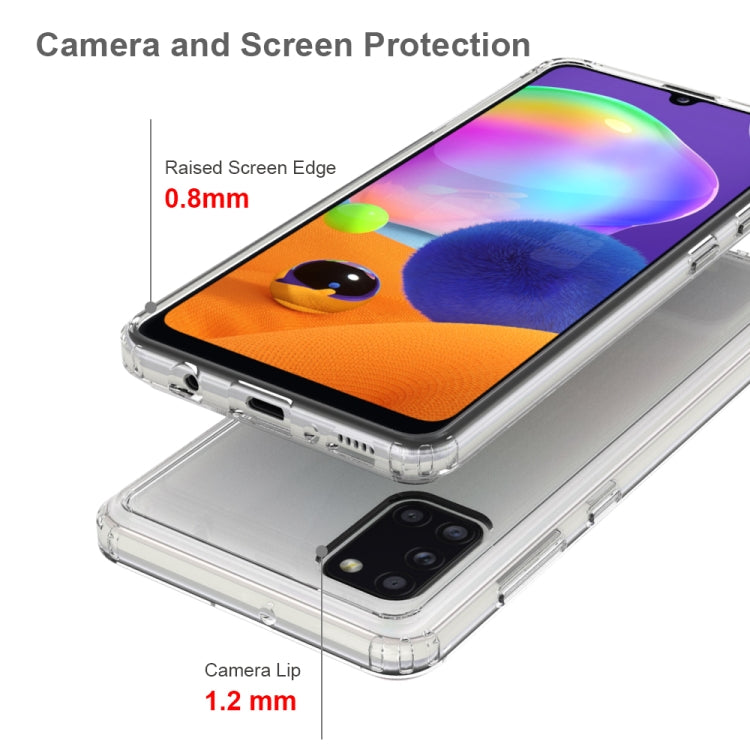 For Samsung Galaxy A31 Shockproof Scratchproof TPU + Acrylic Protective Case