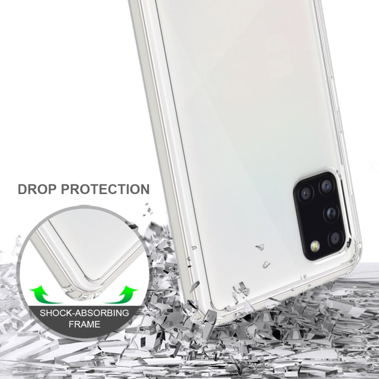 For Samsung Galaxy A31 Shockproof Scratchproof TPU + Acrylic Protective Case