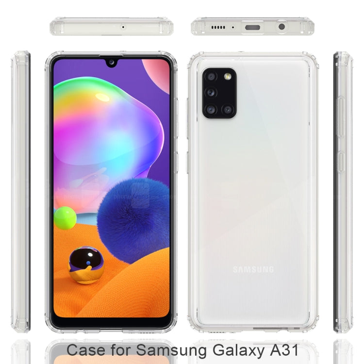 For Samsung Galaxy A31 Shockproof Scratchproof TPU + Acrylic Protective Case