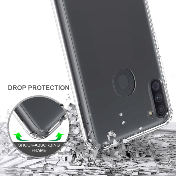 For Samsung Galaxy M11 Shockproof Scratchproof TPU + Acrylic Protective Case