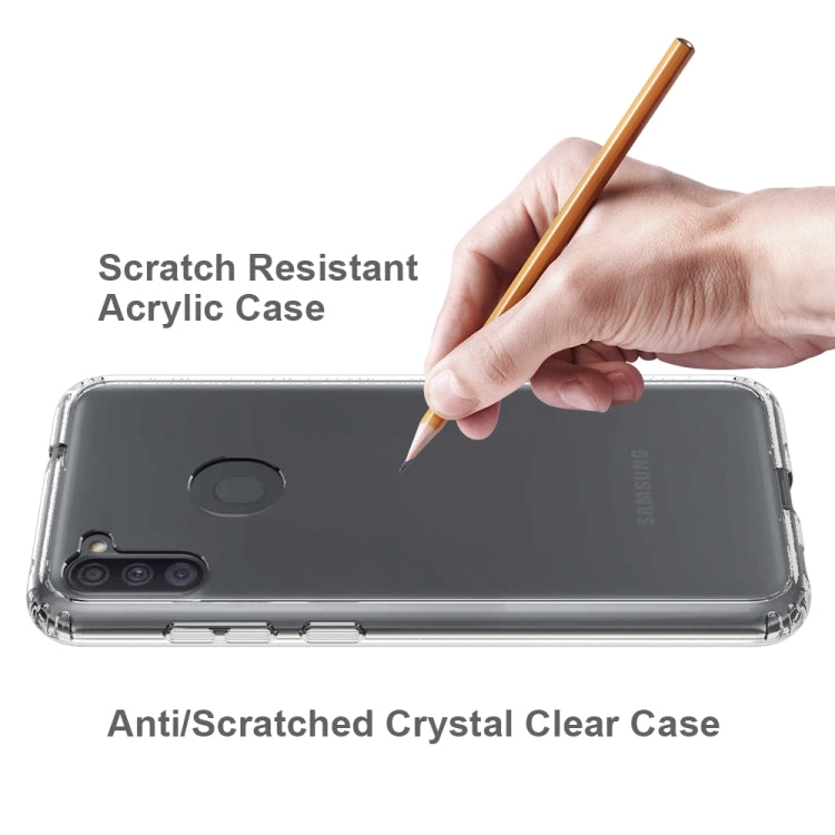 For Samsung Galaxy M11 Shockproof Scratchproof TPU + Acrylic Protective Case