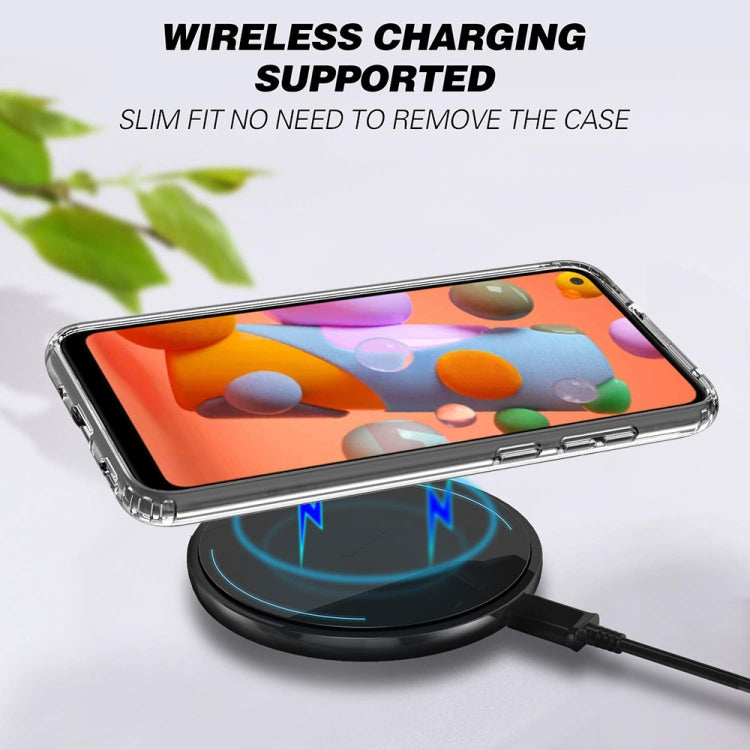 For Samsung Galaxy M11 Shockproof Scratchproof TPU + Acrylic Protective Case