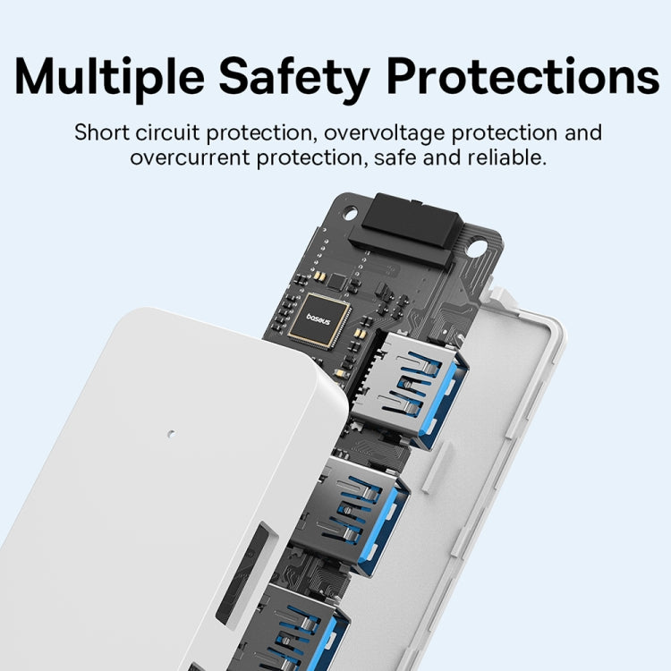 Baseus Ultra Joy Series 4 in 1 USB to USB3.0x4 HUB Adapter, Cable Length: