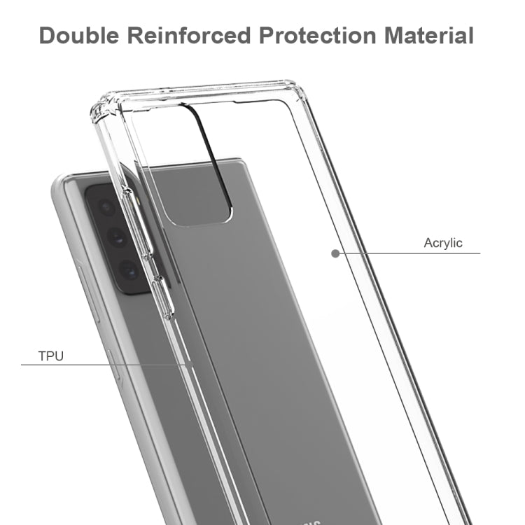 For Samsung Galaxy Note 20 Ultra Shockproof Scratchproof TPU + Acrylic Protective Case