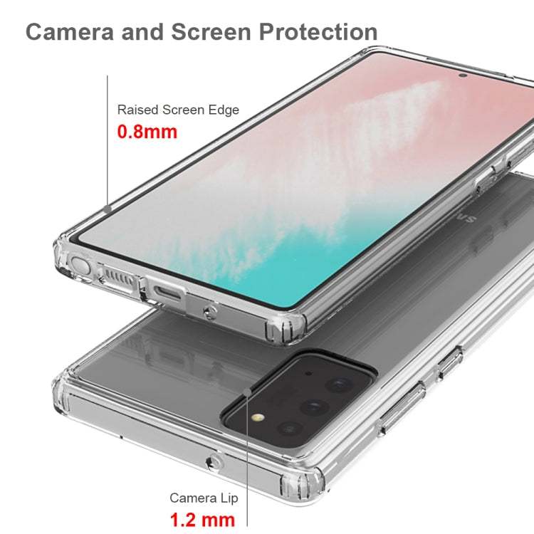 For Samsung Galaxy Note 20 Ultra Shockproof Scratchproof TPU + Acrylic Protective Case