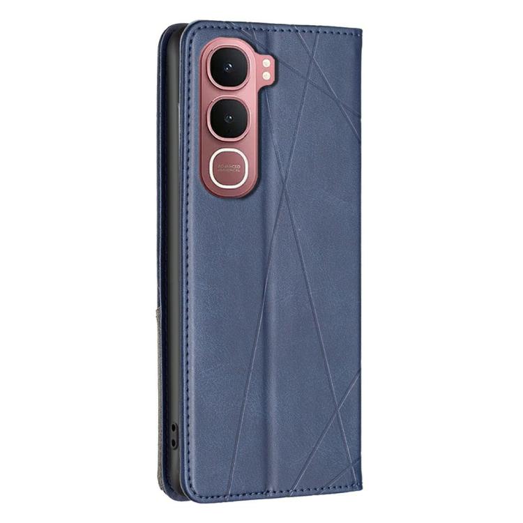For vivo Y31 5G 2025 Rhombus Texture Magnetic Leather Phone Case