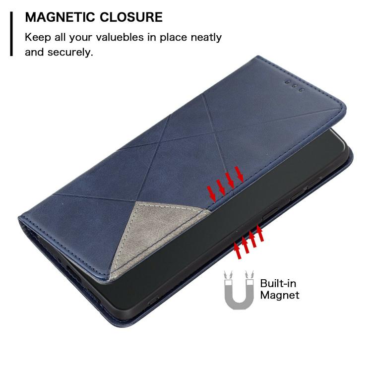 For vivo Y31 5G 2025 Rhombus Texture Magnetic Leather Phone Case