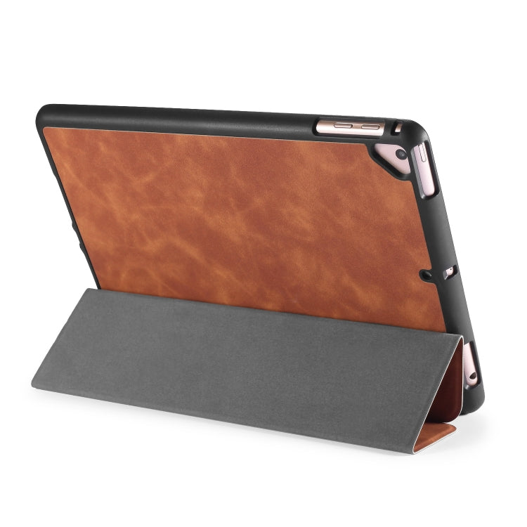 For iPad 9.7 inch DG.MING See Series Horizontal Flip Leather Case with Holder & Pen Holder