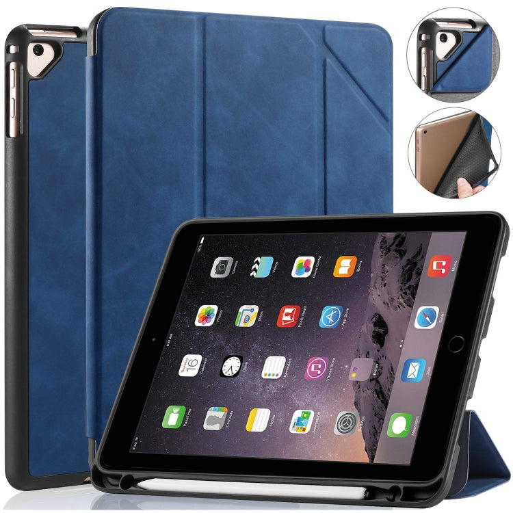 For iPad 9.7 inch DG.MING See Series Horizontal Flip Leather Case with Holder & Pen Holder