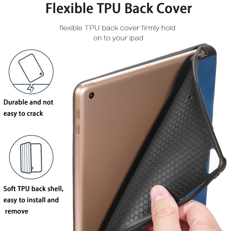 For iPad 9.7 inch DG.MING See Series Horizontal Flip Leather Case with Holder & Pen Holder