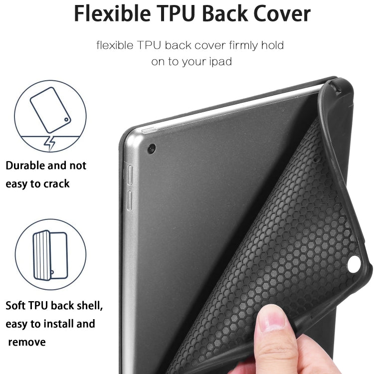For iPad 10.2 2021 / 2020 / 2019 DG.MING See Series Horizontal Flip Leather Case with Holder & Pen Holder