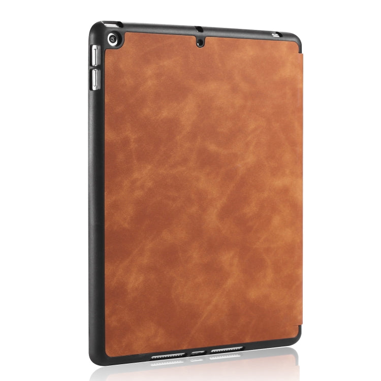 For iPad 10.2 2021 / 2020 / 2019 DG.MING See Series Horizontal Flip Leather Case with Holder & Pen Holder