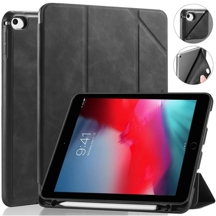 For iPad Mini 5 / 4 DG.MING See Series Horizontal Flip Leather Case with Holder & Pen Holder