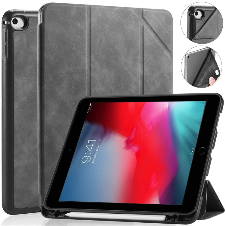 For iPad Mini 5 / 4 DG.MING See Series Horizontal Flip Leather Case with Holder & Pen Holder