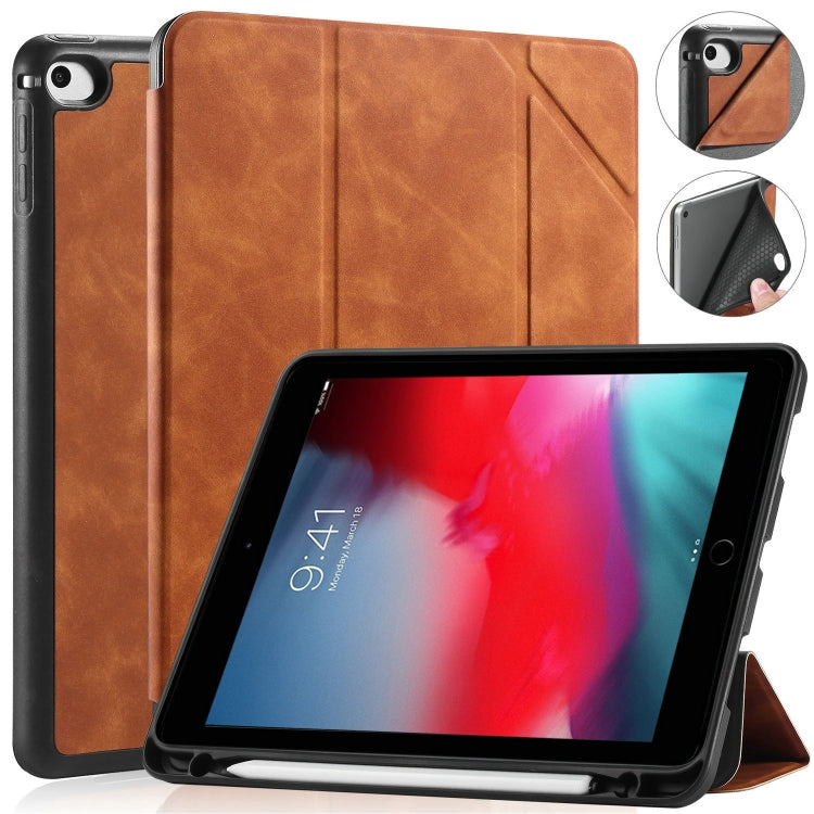 For iPad Mini 5 / 4 DG.MING See Series Horizontal Flip Leather Case with Holder & Pen Holder