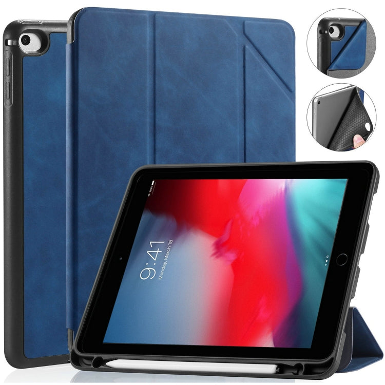 For iPad Mini 5 / 4 DG.MING See Series Horizontal Flip Leather Case with Holder & Pen Holder
