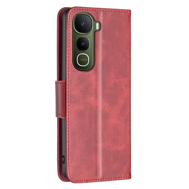 For vivo Y400 5G Global Lambskin Texture Pure Color Flip Leather Phone Case