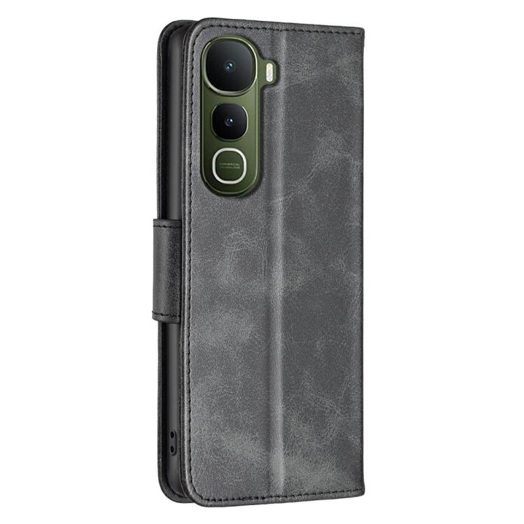 For vivo Y400 5G Global Lambskin Texture Pure Color Flip Leather Phone Case