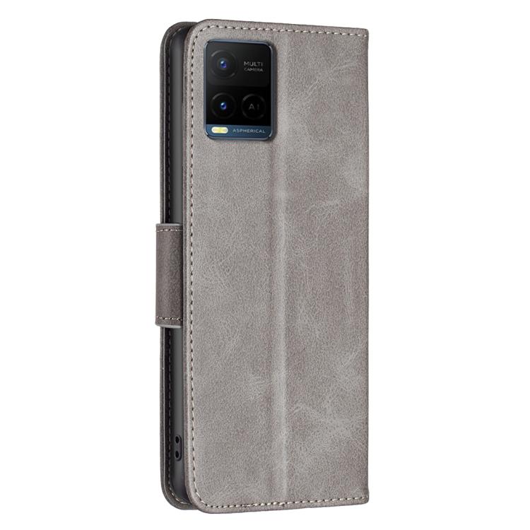 For vivo Y21 5G 2026 / Y05 4G Lambskin Texture Pure Color Flip Leather Phone Case
