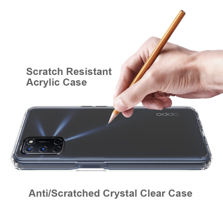 For OPPO A52 / A72 / A92 Shockproof Scratchproof TPU + Acrylic Protective Case