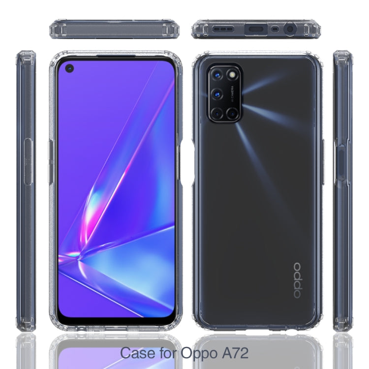 For OPPO A52 / A72 / A92 Shockproof Scratchproof TPU + Acrylic Protective Case