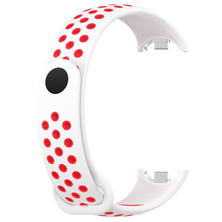 For Xiaomi Mi Band 8 Two Color Nail Buckle Silicone Watch Band