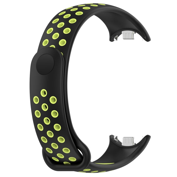 For Xiaomi Mi Band 8 Two Color Nail Buckle Silicone Watch Band