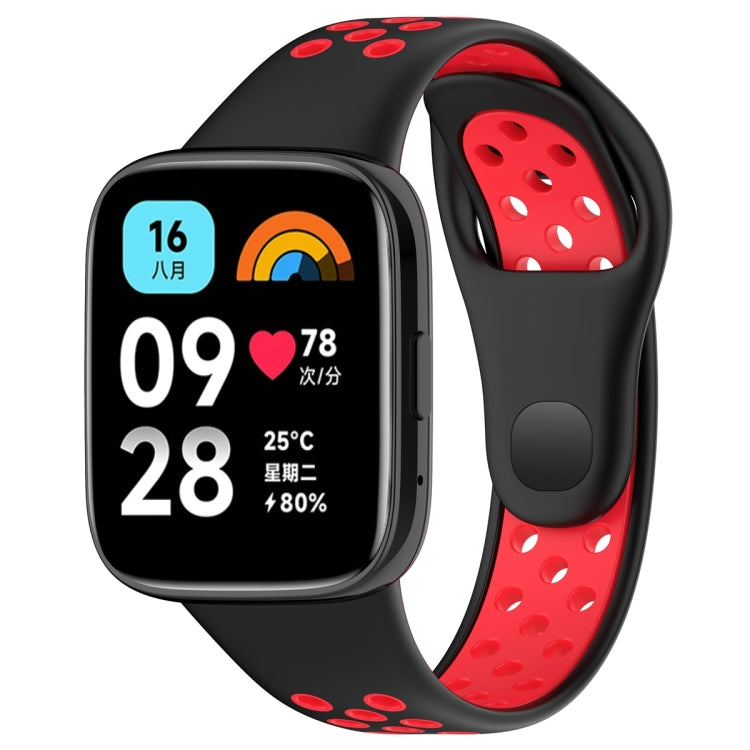 For Redmi Watch 3 Lite / Watch 3 Active Two Color Silicone Watch Band