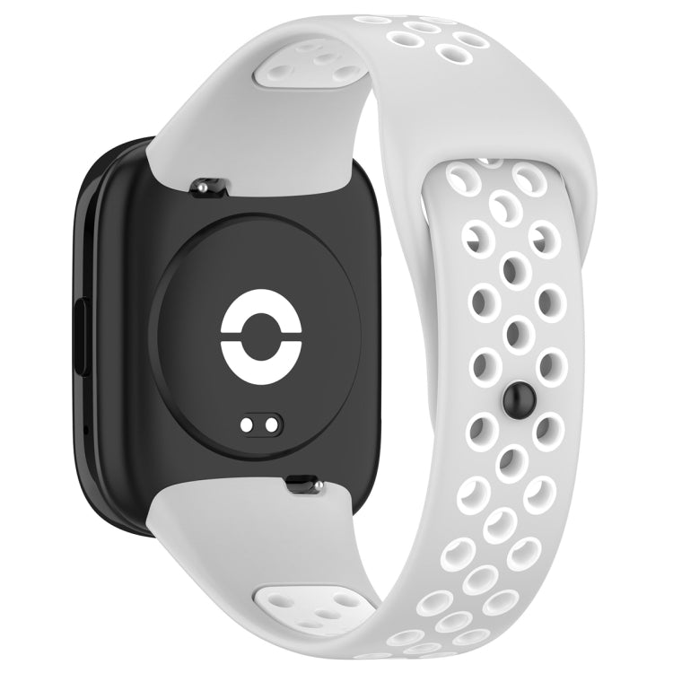 For Redmi Watch 3 Lite / Watch 3 Active Two Color Silicone Watch Band