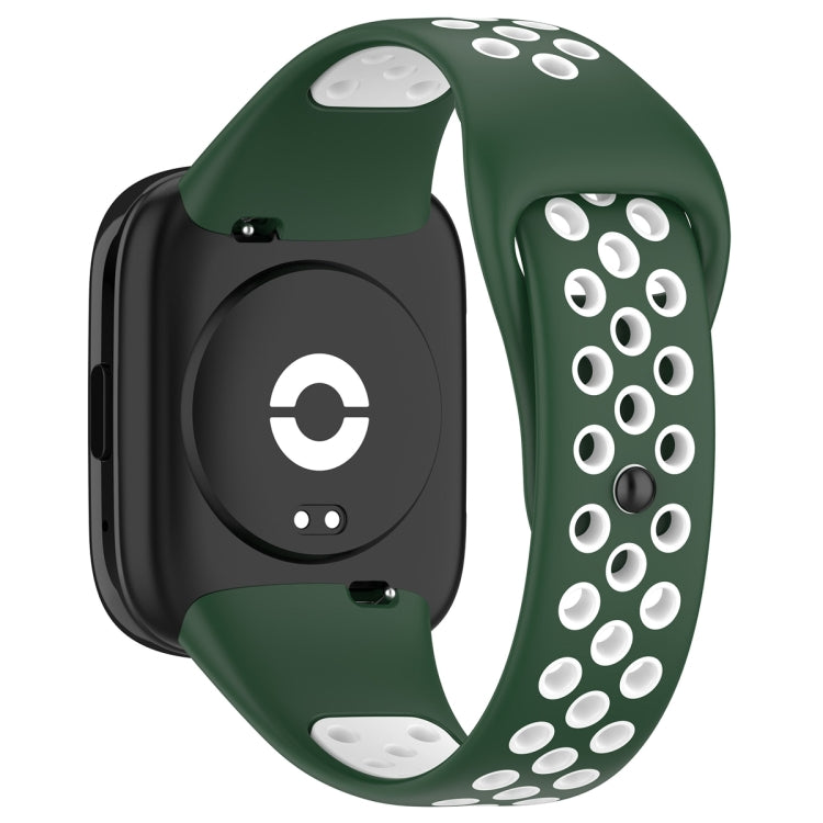 For Redmi Watch 3 Lite / Watch 3 Active Two Color Silicone Watch Band