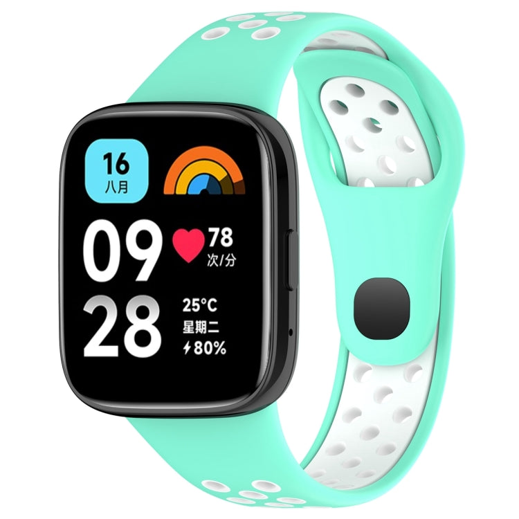 For Redmi Watch 3 Lite / Watch 3 Active Two Color Silicone Watch Band