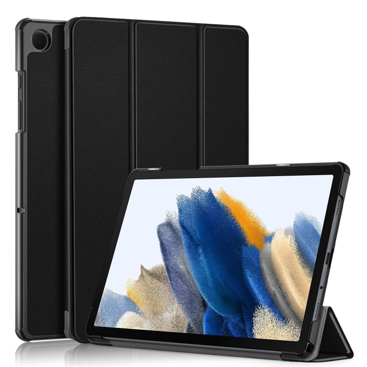 For Samsung Galaxy Tab A9 Plus 3-folding Leather Smart Tablet Case