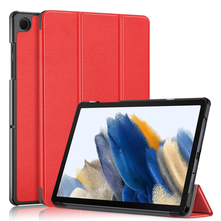 For Samsung Galaxy Tab A9 Plus 3-folding Leather Smart Tablet Case