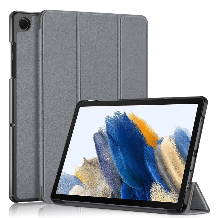 For Samsung Galaxy Tab A9 Plus 3-folding Leather Smart Tablet Case