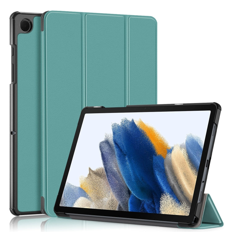 For Samsung Galaxy Tab A9 Plus 3-folding Leather Smart Tablet Case