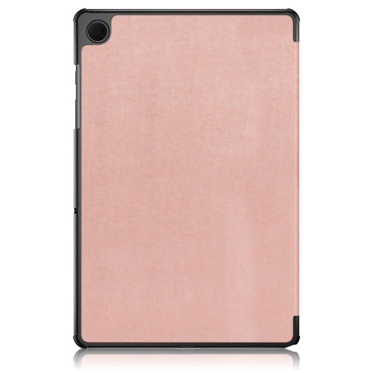 For Samsung Galaxy Tab A9 Plus 3-folding Leather Smart Tablet Case