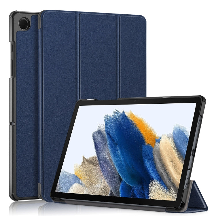 For Samsung Galaxy Tab A9 Plus 3-folding Leather Smart Tablet Case