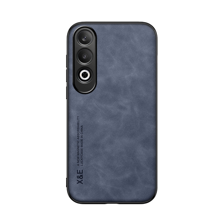 For OPPO K12 Skin Feel Magnetic Leather Back Phone Case